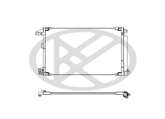 Condenser, air conditioning KOYORAD CD011372