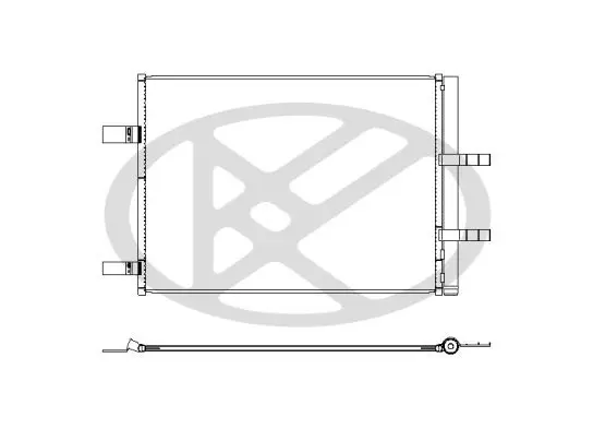 Condenser, air conditioning KOYORAD CD021466