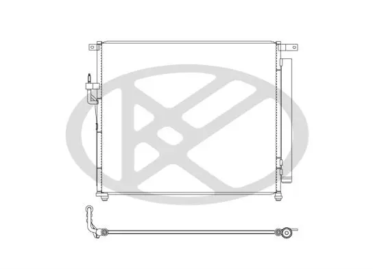 Condenser, air conditioning KOYORAD CD320678
