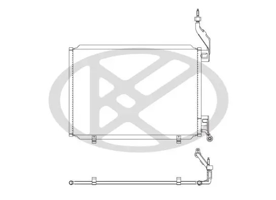 Condenser, air conditioning KOYORAD CD320688