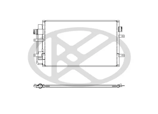 Condenser, air conditioning KOYORAD CD511415