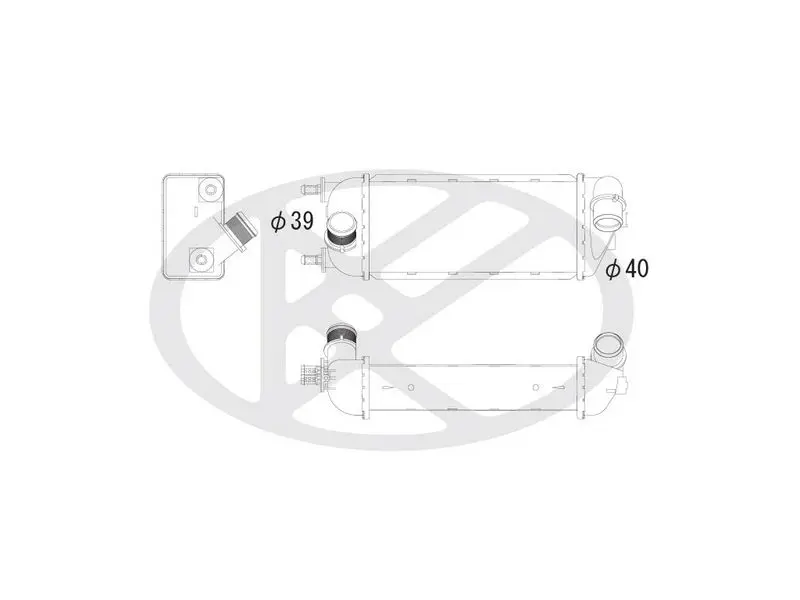 Charge Air Cooler KOYORAD IA510111