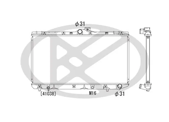 Radiators, Motora dzesēšanas sistēma KOYORAD PL010287T