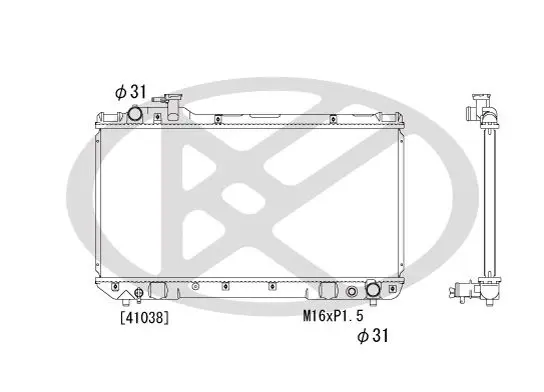 Radiators, Motora dzesēšanas sistēma KOYORAD PL010401