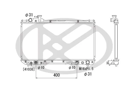 Radiators, Motora dzesēšanas sistēma KOYORAD PL010402
