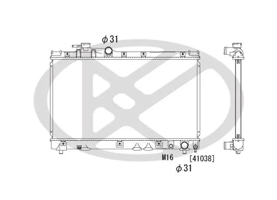 Radiators, Motora dzesēšanas sistēma KOYORAD PL010407