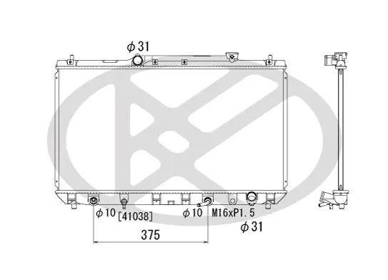 Radiators, Motora dzesēšanas sistēma KOYORAD PL010629