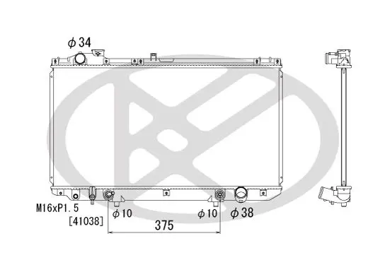 Radiators, Motora dzesēšanas sistēma KOYORAD PL010646T