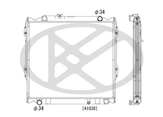 Radiators, Motora dzesēšanas sistēma KOYORAD PL010665