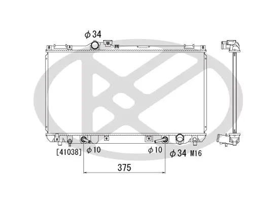 Radiators, Motora dzesēšanas sistēma KOYORAD PL010692