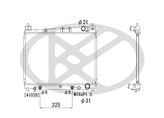 Radiators, Motora dzesēšanas sistēma KOYORAD PL010863