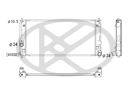 Radiators, Motora dzesēšanas sistēma KOYORAD PL010927