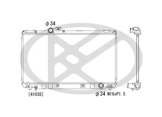 Radiators, Motora dzesēšanas sistēma KOYORAD PL010955