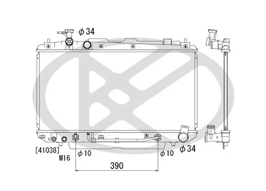 Radiators, Motora dzesēšanas sistēma KOYORAD PL010984