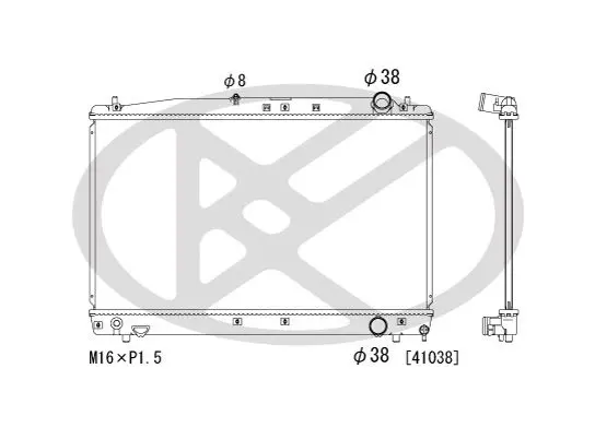 Radiators, Motora dzesēšanas sistēma KOYORAD PL011872