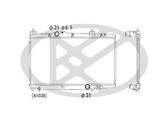 Radiators, Motora dzesēšanas sistēma KOYORAD PL011929