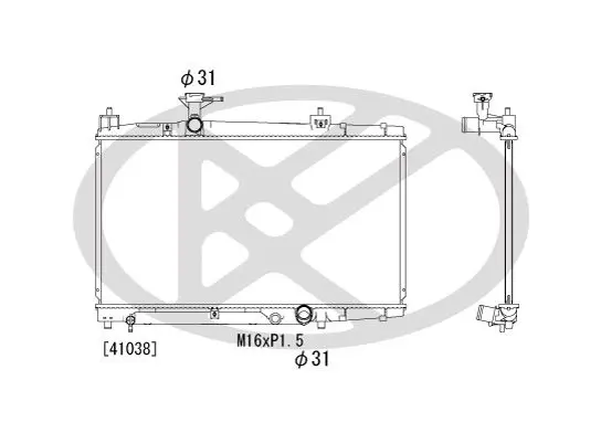 Radiators, Motora dzesēšanas sistēma KOYORAD PL011930