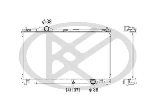 Radiators, Motora dzesēšanas sistēma KOYORAD PL011937