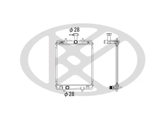Radiators, Motora dzesēšanas sistēma KOYORAD PL011955