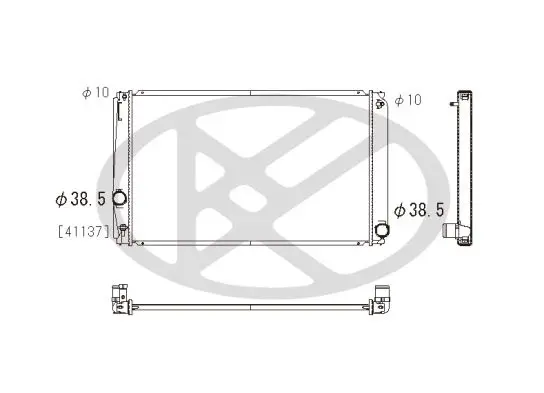 Radiators, Motora dzesēšanas sistēma KOYORAD PL011958
