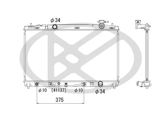 Radiators, Motora dzesēšanas sistēma KOYORAD PL011981R