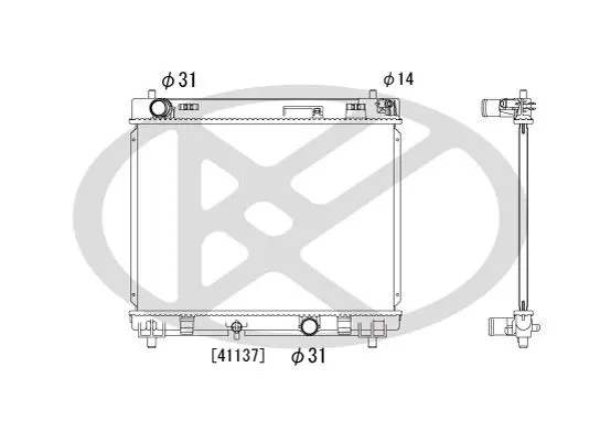 Radiators, Motora dzesēšanas sistēma KOYORAD PL012005