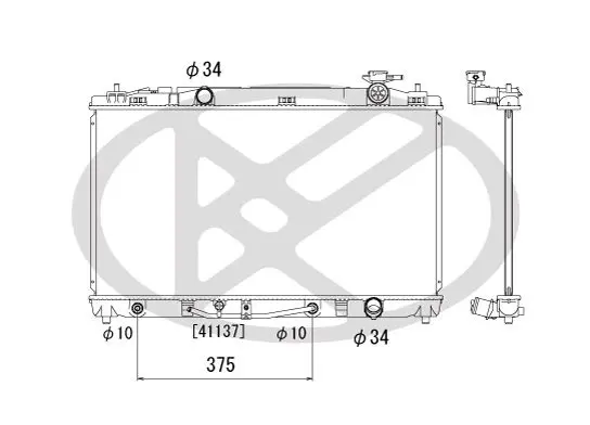 Radiators, Motora dzesēšanas sistēma KOYORAD PL012017