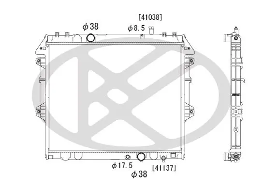 Radiators, Motora dzesēšanas sistēma KOYORAD PL012039