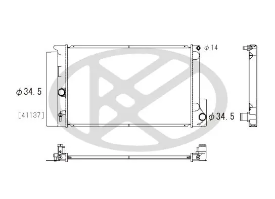 Radiators, Motora dzesēšanas sistēma KOYORAD PL012079