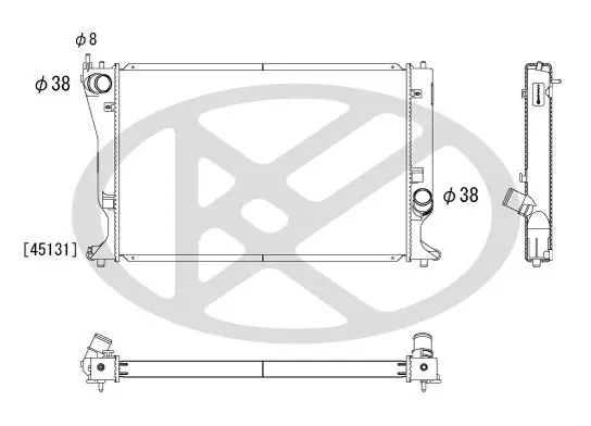 Radiators, Motora dzesēšanas sistēma KOYORAD PL012119
