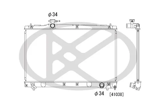 Radiators, Motora dzesēšanas sistēma KOYORAD PL012129R
