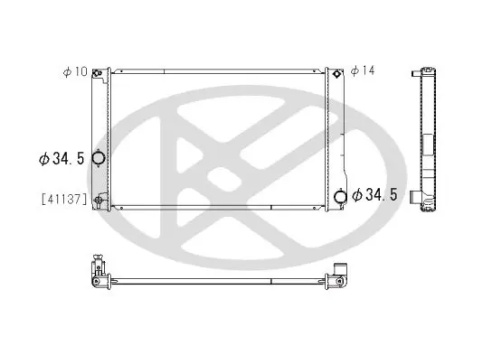 Radiators, Motora dzesēšanas sistēma KOYORAD PL012295R
