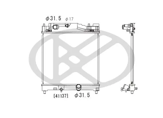 Radiators, Motora dzesēšanas sistēma KOYORAD PL012471