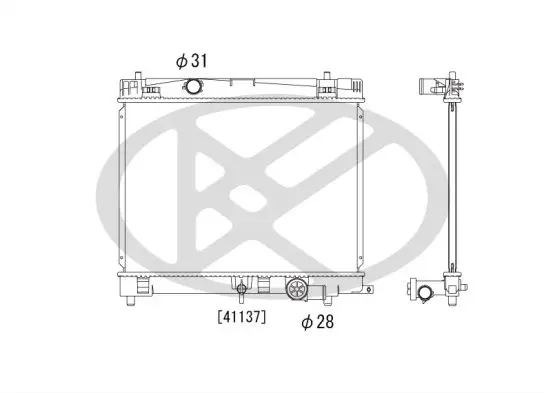Radiators, Motora dzesēšanas sistēma KOYORAD PL012920