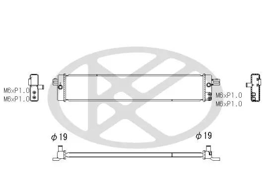 Radiator, engine cooling KOYORAD PL013764