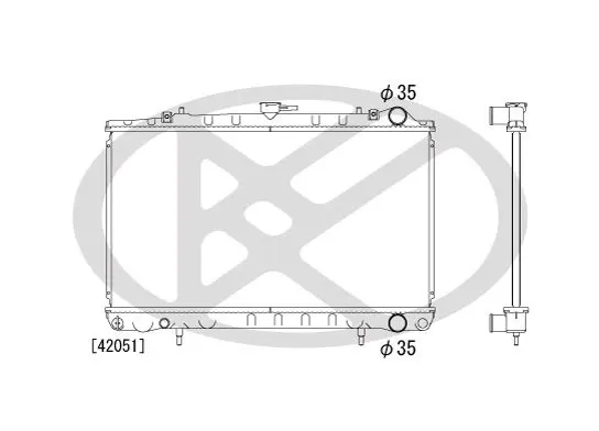 Radiators, Motora dzesēšanas sistēma KOYORAD PL020172