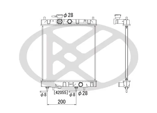 Radiators, Motora dzesēšanas sistēma KOYORAD PL020331