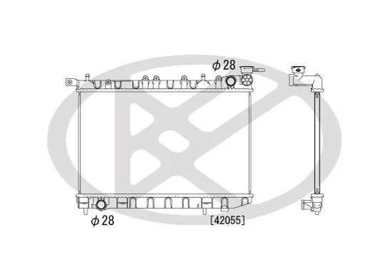 Radiators, Motora dzesēšanas sistēma KOYORAD PL021097