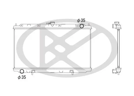 Radiators, Motora dzesēšanas sistēma KOYORAD PL021183