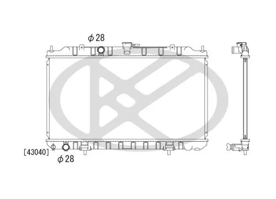 Radiators, Motora dzesēšanas sistēma KOYORAD PL021487