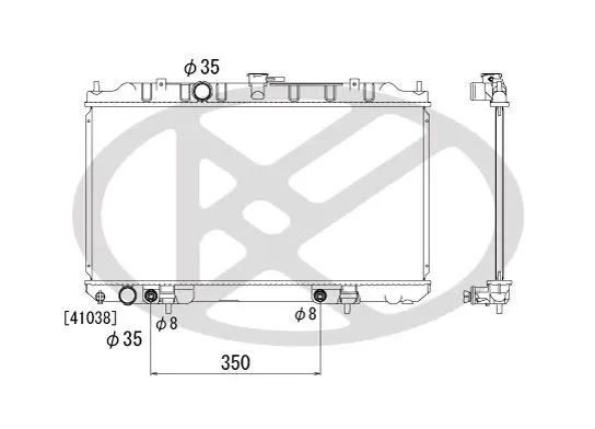 Radiators, Motora dzesēšanas sistēma KOYORAD PL021522