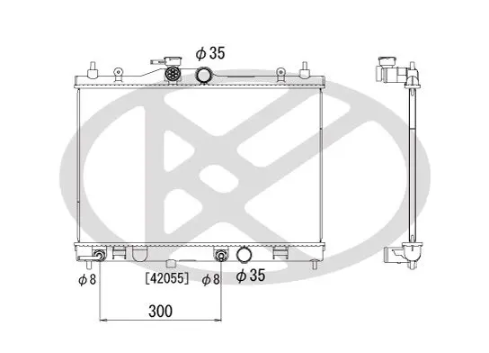 Radiators, Motora dzesēšanas sistēma KOYORAD PL021810R