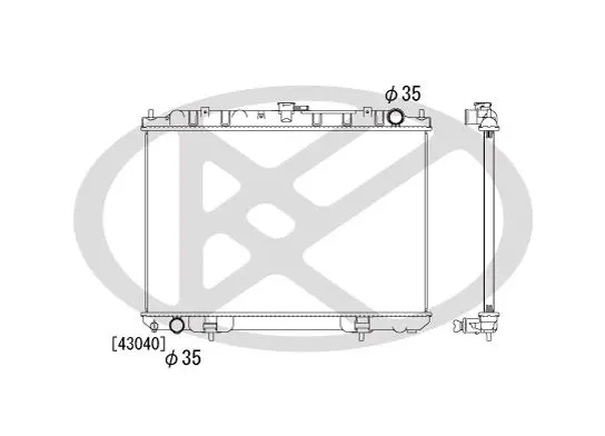 Radiators, Motora dzesēšanas sistēma KOYORAD PL021931