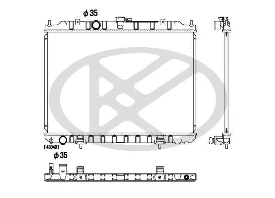 Radiators, Motora dzesēšanas sistēma KOYORAD PL021933R