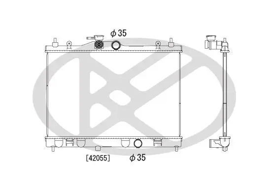 Radiators, Motora dzesēšanas sistēma KOYORAD PL021939