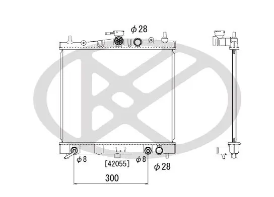 Radiators, Motora dzesēšanas sistēma KOYORAD PL022029