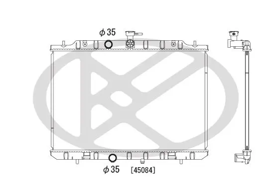 Radiators, Motora dzesēšanas sistēma KOYORAD PL022174R
