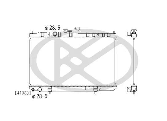 Radiators, Motora dzesēšanas sistēma KOYORAD PL022459
