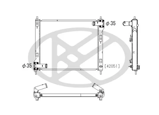 Radiators, Motora dzesēšanas sistēma KOYORAD PL022564