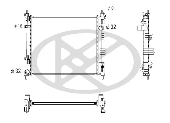 Radiators, Motora dzesēšanas sistēma KOYORAD PL022899